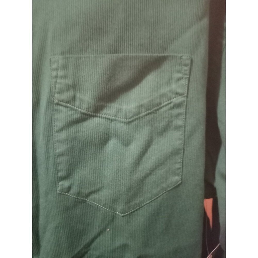 New ROUNDTREE & YORKE Long Sleeve Shirt Modal Cotton Green size 2XL - Picture 5 of 12